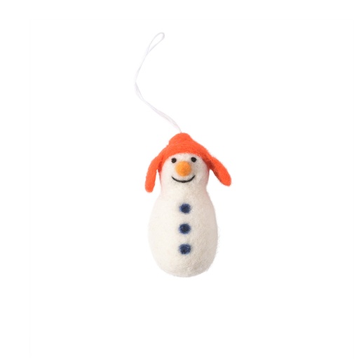 [2441-red] Aveva Little Hangings - Snowman