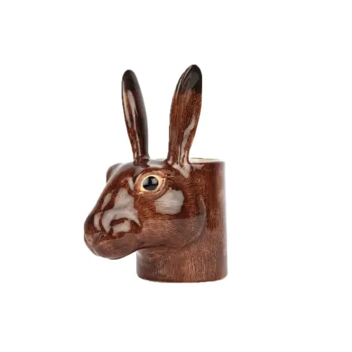 [Q1149] Quail Pot à crayons Lièvre