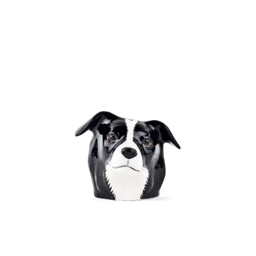 [Q1601] Border Collie Egg Cup - Quail Ceramics