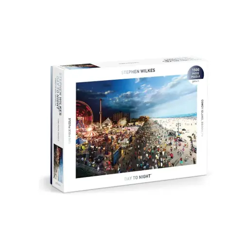 Galison Puzzle Coney Island - Day Night