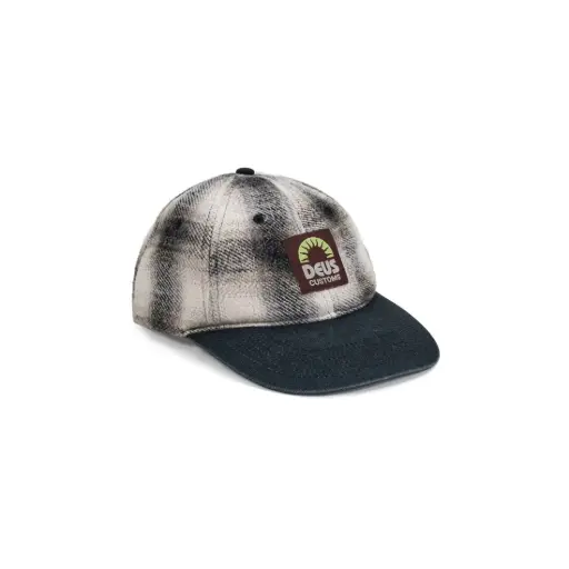 [DMF257232-WCK-OS] Casquette DEUS White Check