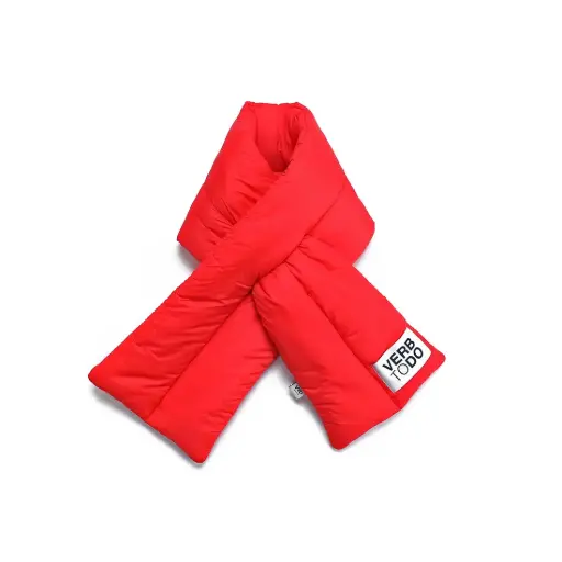 [VTD-SCARF-NYLON-001] Verb To Do Scarf Puffer - Red