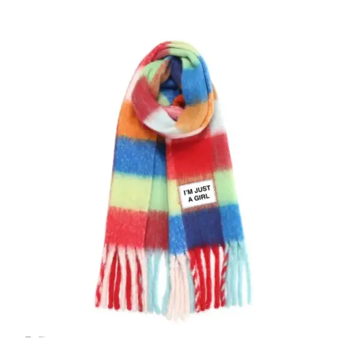 [VTD-SCARF-RPL-010] Verb to Do Scarf - Just a Girl