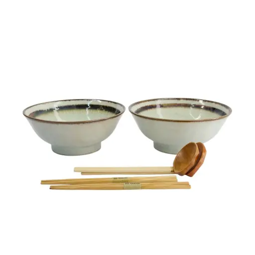 [33896] Coffret Ramen Tokyo Design 6p - Wasabi