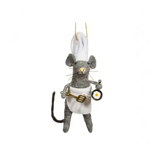 [HOBXM122] Christmas Ornament Sass & Belle - Chef Mouse